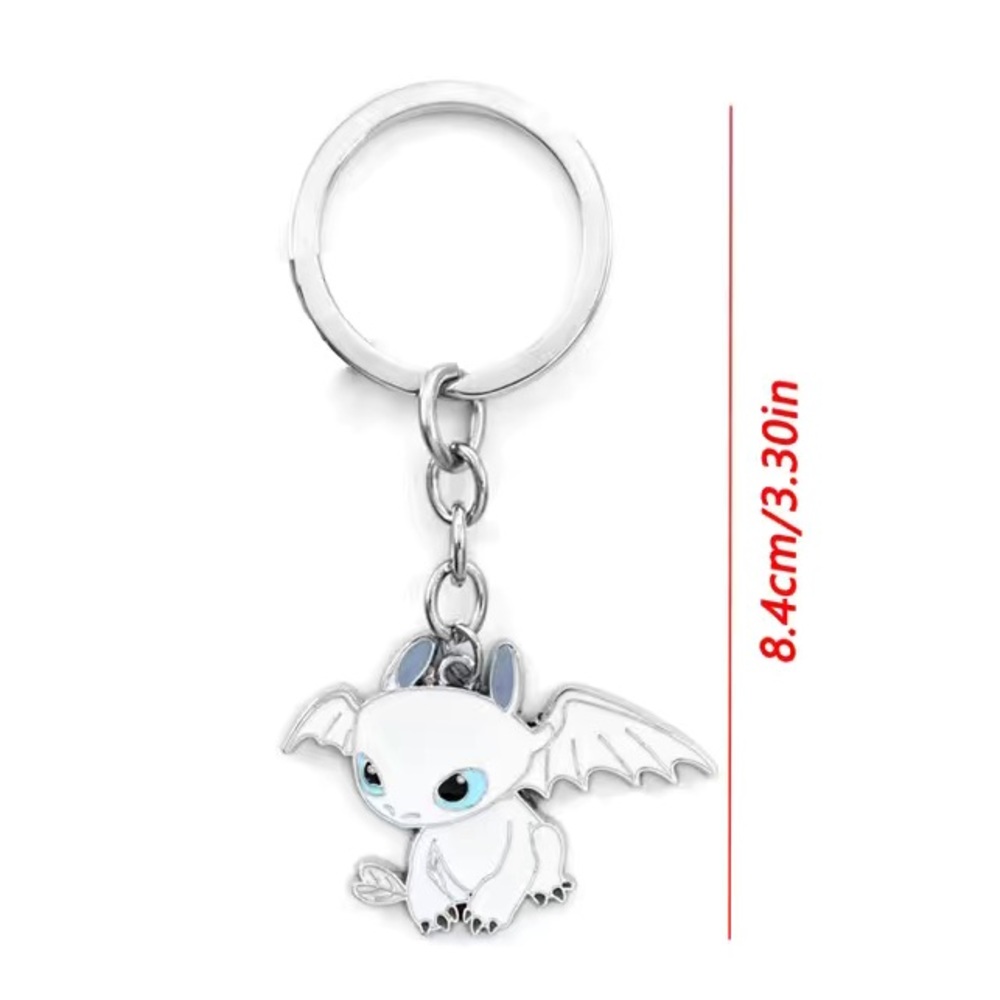 How To Train Your Dragon Toothless Night Fury Keychain - Picture 3 of 3